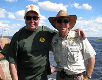 Capt Mike with Bill Dance