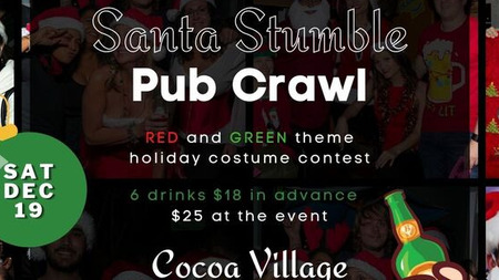 7th Annual Santa Stumble Pub Crawl in Cocoa Village